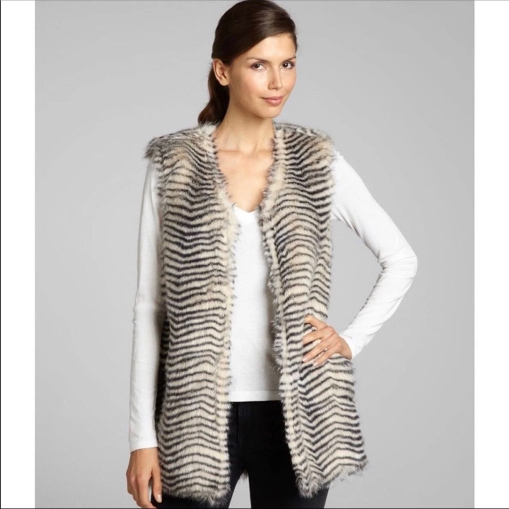 Betsey Johnson Faux Fur Vest
